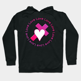 Love with Cross Hoodie